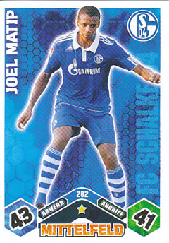 Joel Matip Schalke 04 2010/11 Topps MA Bundesliga #282